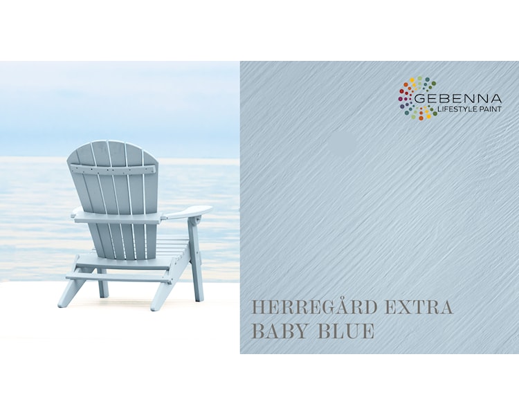 farvekort herregård extra BABY BLUE